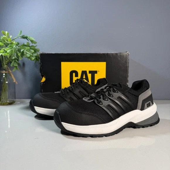 CAT Streamline 2.0 Womens Black Comp Toe Work Shoes Athletic Sneakers Size‎ 5 - Picture 5 of 7